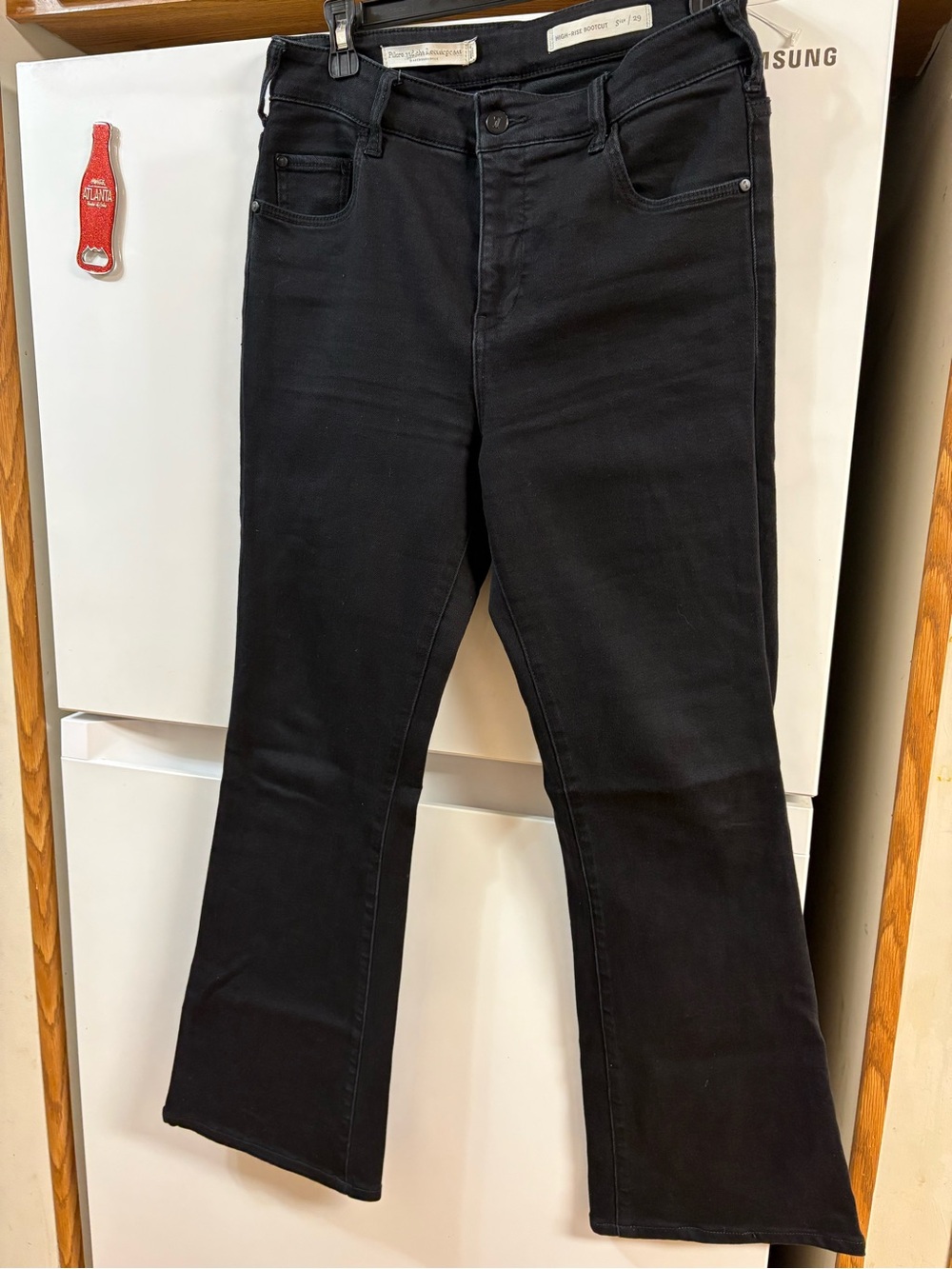 Antropologie Pilcro & the Letterpress High-Rise Bootcut Jeans - Black